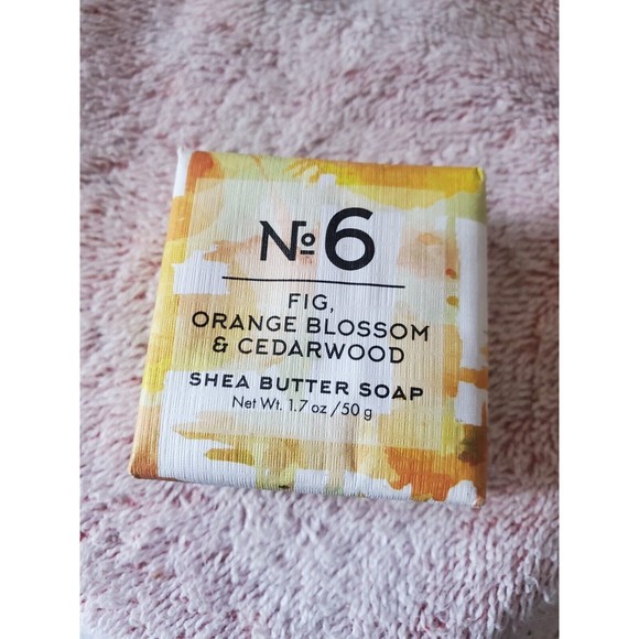 Via Mercato Italy No. 6 Orange Blossom & Cedarwood Shea Butter‎ Bar Soap 50g - Picture 3 of 4